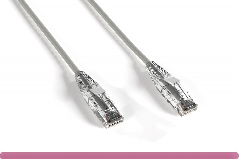 Slim Cat6a UTP 28AWG w/ Boots Patch Cables